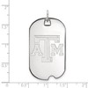 Black Bow Jewelry 14k White Gold Texas A&M Aggies NCAA Large Pendant - 2 of 3