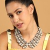 SOHI Women's Pearl White The Collar Statement Necklace - 4 of 4