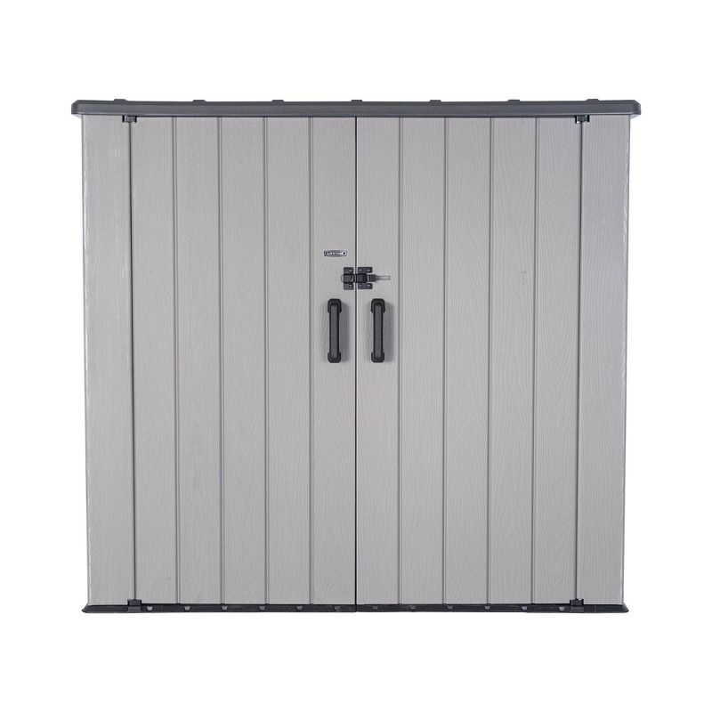 Lifetime 6&#39; x 3.5&#39; Utility Shed Storm Dust, 1 of 9