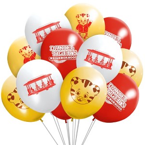 Treasures Gifted Daniel Tiger Balloons - 12in Latex Party Balloons - Daniel Tiger Birthday Party Decorations - 1 of 1