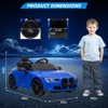 12V Electric Ride On Car w/RC,Licensed by BMW M4 Toddler Electric Vehicle for 37-83 Months,Power Wheels for Boys Girls - 2 of 4