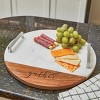 Park Designs Farmhouse Wood and Marble Charcuterie Board - 2 of 3