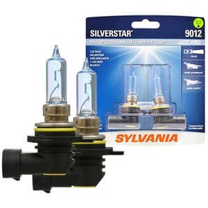 SYLVANIA 9012 SilverStar Halogen Headlight Bulb, (Contains 2 Bulbs) - 1 of 4