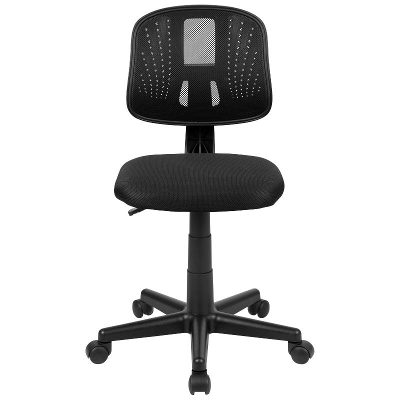 Flash Furniture Flash Fundamentals Mid-Back Mesh Swivel Task Office Chair with Pivot Back, 4 of 15