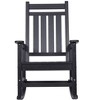 NicBex Oversized Rocking Chair with Wood-Texture, Patio Rocking Chair for Adults, All Weather Resistant Porch Rocker for Garden, Lawn - 2 of 4
