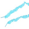 INSPIRE CHIC Ruffled Ribbon Solid Color Pleated Elastic Shoe Strings for Sneakers 2 Pairs fleece - 2 of 4