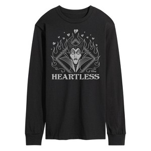 Men's - Disney Villains - Maleficent Heartless Long Sleeve Graphic T-Shirt - 1 of 4
