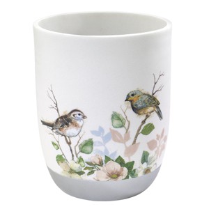 Avanti Linens Love Nest Wastebasket - 1 of 3