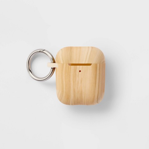 AirPod Gen 1 2 Case with Clip heyday Light Woodgrain