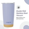 Copco Travel Tumbler with Cork Bottom, 20 oz. Double Wall Insulated Stainless Steel Coffee Mug, Leak-Proof BPA Free Lid - 3 of 4
