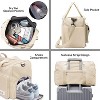 Travel Duffel Bag with Shoes Compartment Sports Gym Bag with Dry Wet Separated Pocket, Overnight Bag Weekender Bag Training Handbag Yoga Bag - 3 of 4
