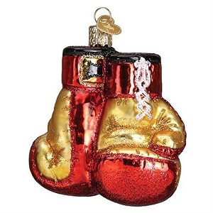 Old World Christmas Blown Glass Ornament for Christmas Tree, Boxing Gloves - 1 of 4