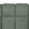 MAYEERTY Reclining Loveseat, 2-Seat Corduroy Fabric Recliner with Storage & Cup Holders for Living Room, Green - 4 of 4