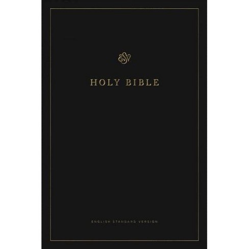 Holy Bible English Standard Version Black Lrg Hardcover - 