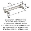 Amerock Faircrest Pull for Cabinets, Drawers, and Furniture - 4 of 4