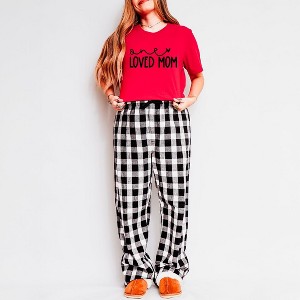 Simply Sage Market Women's One Loved Mom Pajama Set - 1 of 4