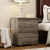 Famapy 2-Drawers Nightstand Modern Design Bedside Dresser - 2 of 4