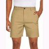 Mens Stretch Fit Shorts For Summer Active/Lounge With Back Side Zipper - 3 of 4