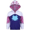 Marvel Girls Spider-Gwen Ghost Spider Zip Up Hooded Sweatshirt and Pants Set for Toddler and Big Kids - Size 2T - 2 of 4