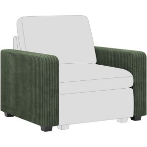 Belffin Corduroy Modular Armrest - Tool-Free Sofa Accessory with Removable Washable Cover - 1 of 4