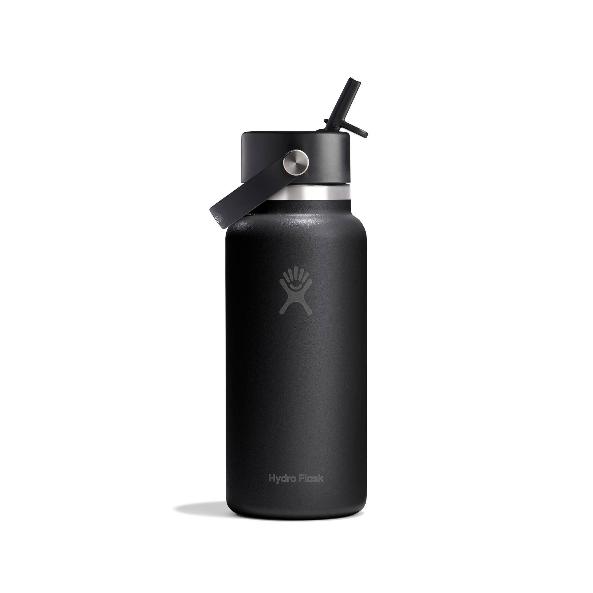 Hydro Flask 32fl oz Wide Mouth Flex Straw Bottle - Black