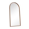 Solid Wood Straight Edge Right Angle Rectangle Peach Full-Length Mirror 180x90x2cm (No Stand) - 2 of 3