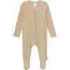 Modern Moments by Gerber Baby Neutral 2-Piece Snug Fitting Footless Pajamas, Pears, 3-6 months - 2 of 4