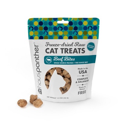 Hauspanther Freeze Dried Raw Cat Treats 1.5 oz
