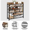 Yaheetech 6-Tier Shoes Rack Shelf Organizer Entryway Shoes Shelf with Storage Box, Rustic Brown - 4 of 4