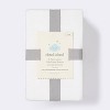 Fitted Jersey Crib Sheet - Cloud Island™ - White 2pk - image 3 of 3