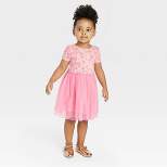 Toddler Girls' Floral Tulle Dress - Cat & Jack™ Pink