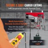 VEVOR 880lbs Electric Hoist with 14ft Wired Remote Control,110V Electric Hoist Attic Lift 20-40 FT Lifting Height for Garage Attic Warehouse Factory - 4 of 4