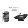 Massage Chair 0 Gravity With Back & Waist Care, Full-Body Massage Chair With Hip Heating, Retractable Footrest Chair-Cuddlewood - 4 of 4