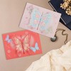 Unique Bargains Greeting Cards Butterfly Pattern for All Occasion 4 Pcs - 4 of 4