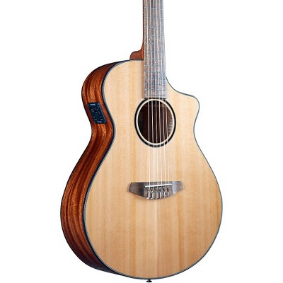 Breedlove Pursuit Exotic S CE Cedar-Myrtle Concert Acoustic-Electric Classical Guitar Natural