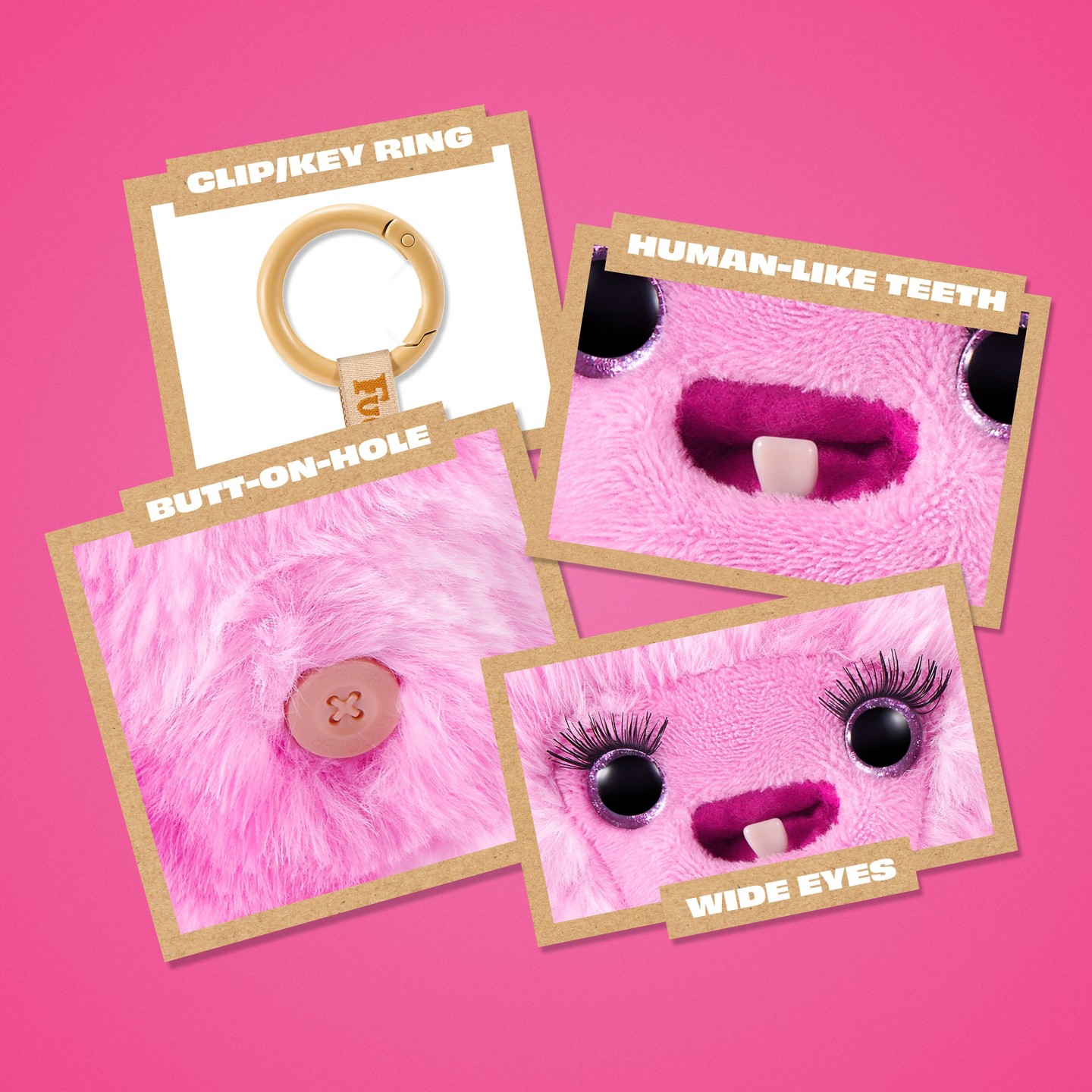 Детские мягкие игрушки Fuggler Baby Baddies Keyring Charms 5" — фото 7