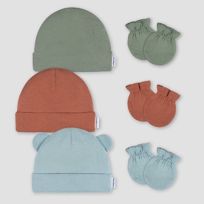 Gerber Baby 6pk Hat Mitten Set Target