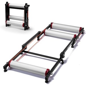 Sportneer Bike Rollers Adjustable Bike Trainer Stand Foldable Indoor Cycling Bicycle Roller with Resistance for MTB Road Bike Exercise - 1 of 4
