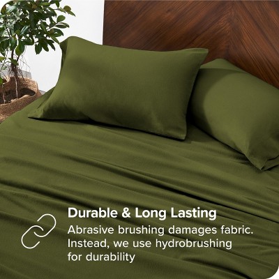 Cypress Organic Cotton Flannel Queen Sheet Set