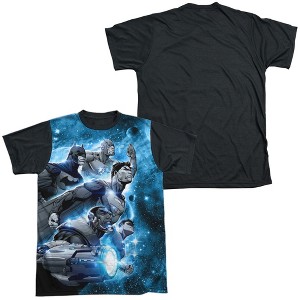 Men's JLA Atmospheric Short Sleeve Costume T-Shirt - 1 of 4