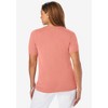 Jessica London Women's Plus Size Fine Gauge Crewneck Shell - 3 of 4