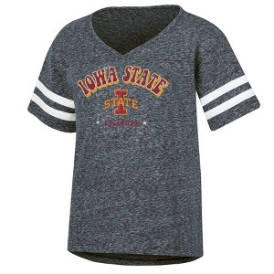 NCAA Iowa State Cyclones Girls' Tape T-Shirt - 1 of 3