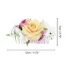 Unique Bargains Women's Simulated Flowers Hair Clip Comb 1 Pc - 2 of 4