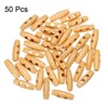 Unique Bargains Wood Coat Sewing 2 Holes Olive Shape Toggle Buttons 1.18" 50 Pcs - 3 of 4