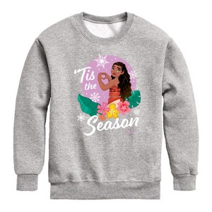 Boys' - Disney - Tis The Season Graphic Long Sleeve Fleece Sweatshirt - 1 of 4