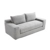 Vynxaria Loveseat Sofa with Memory Foam & Steel Frame - No Assembly, Convertible Design - 2 of 4