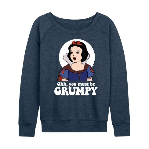Women's Disney Princess You Must Be Grumpy Lightweight French Terry ...