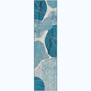 Unique Loom  Outdoor Modern Seaglass Area Rug - 1 of 4