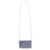 CTM Women's Rhinestone Stud And Baguette Veagn Leather Pave Zipper Wallet - 3 of 4