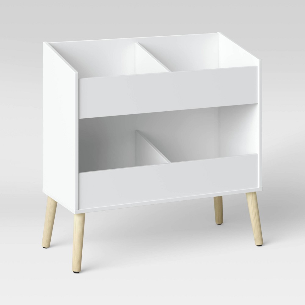 Photos - Wall Shelf Modern Two Shelf Toy Kids' Bin White - Pillowfort™